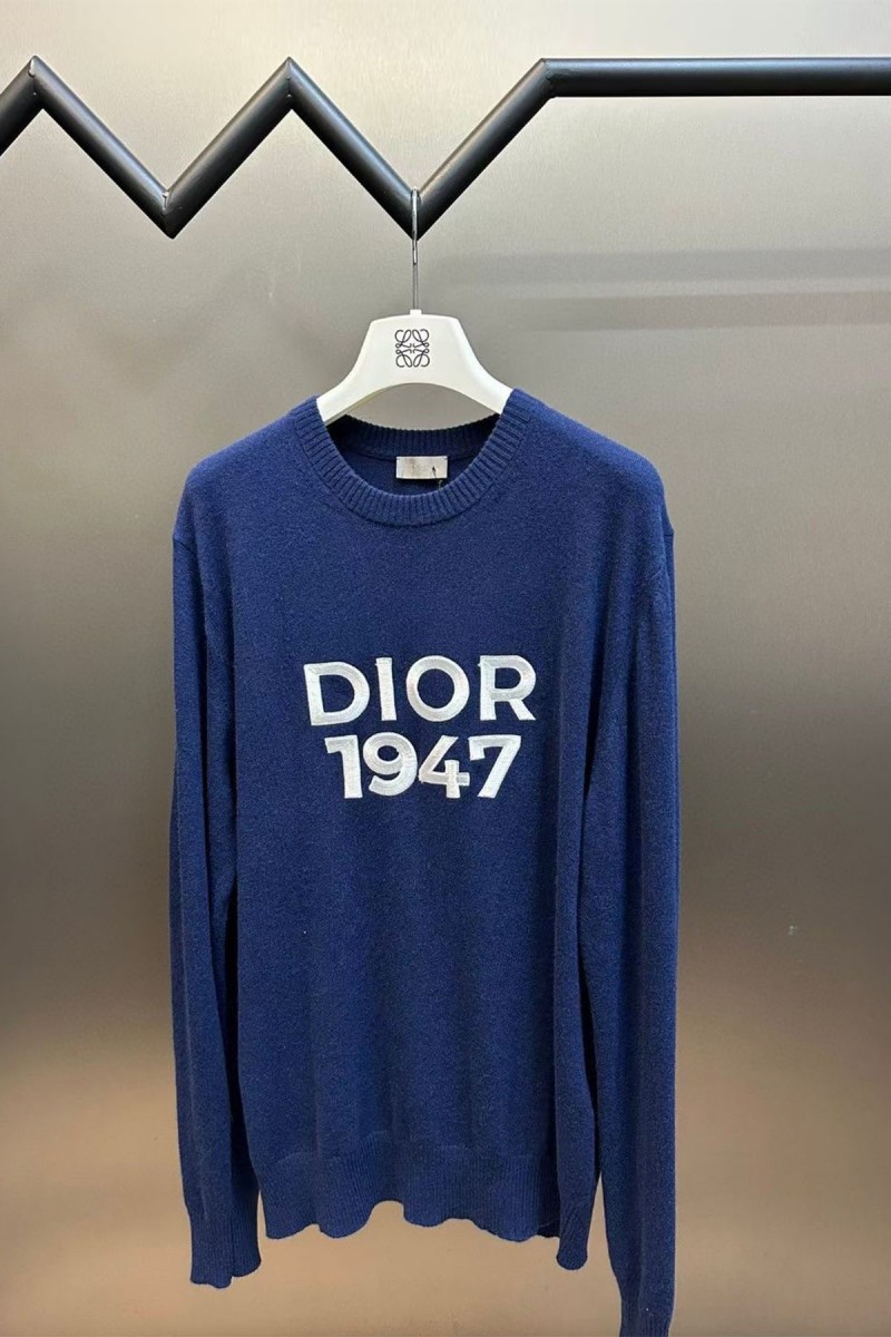 Christian Dior, Men's Pullover, Blue