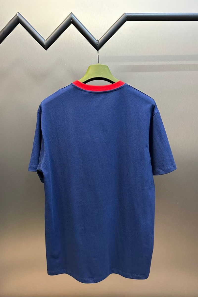 Gucci, Men's T-Shirt, Blue