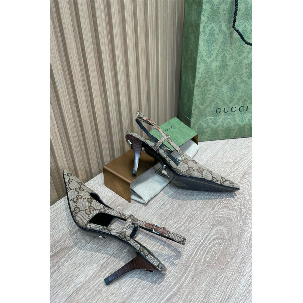 Gucci, Women's Pump, Brown