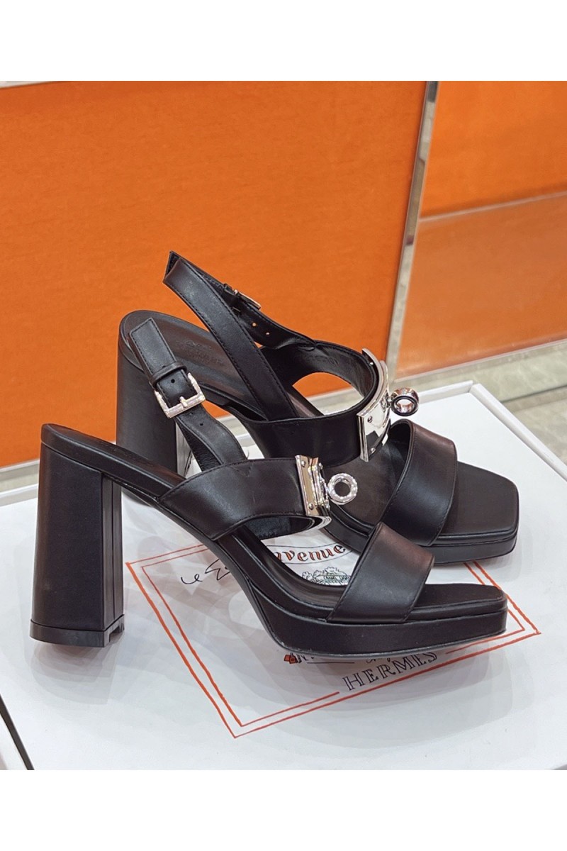 Hermes, Women's Sandal, Black