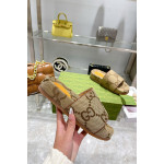 Gucci, Women's Slipper, Brown