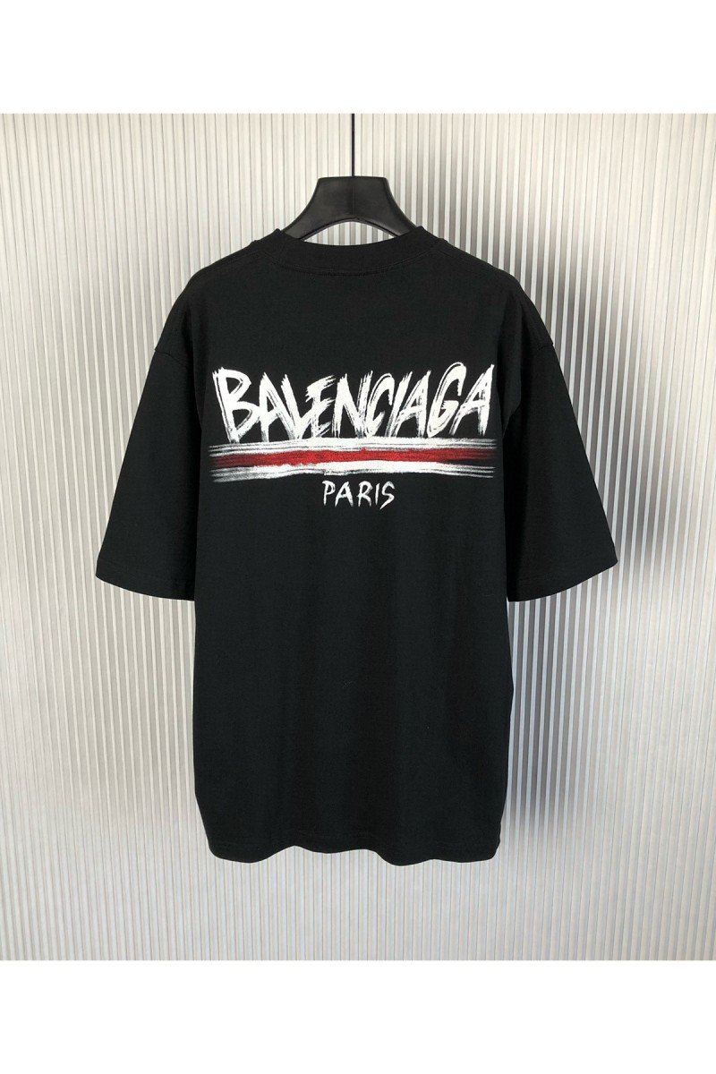Balenciaga, Men's T-Shirt, Brown