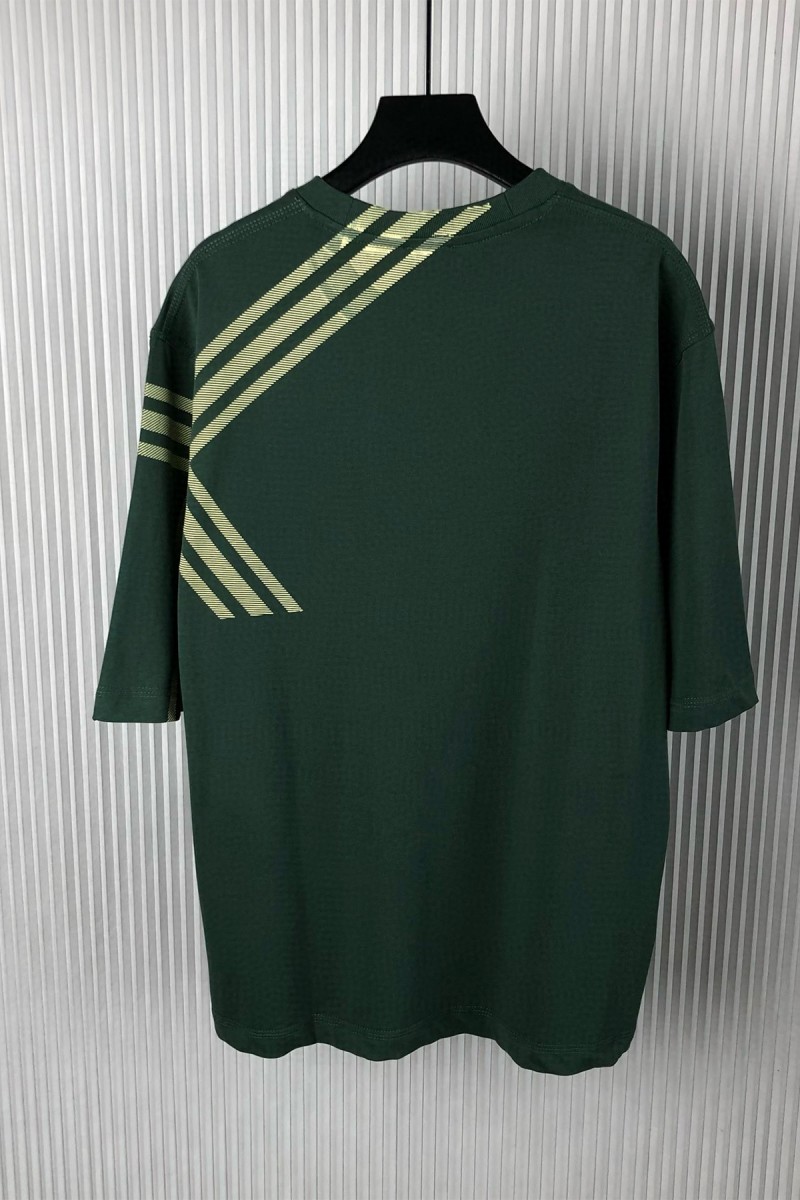 Burberry, Men's T-Shirt, Green