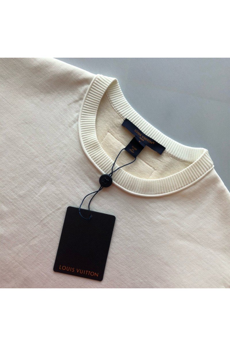 Louis Vuitton, Men's T-Shirt, White