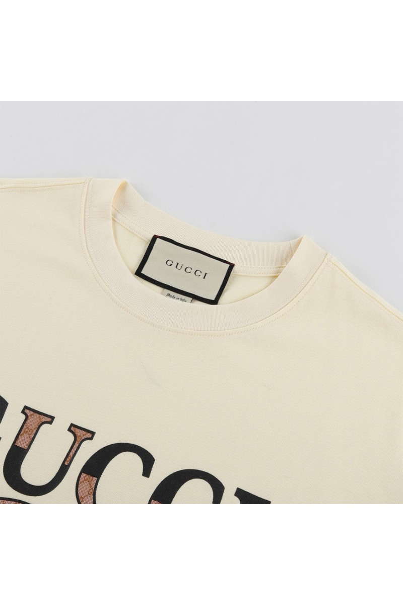 Gucci, Men's T-Shirt, Creme