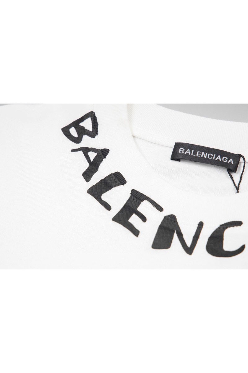 Balenciaga, Men's T-Shirt, White