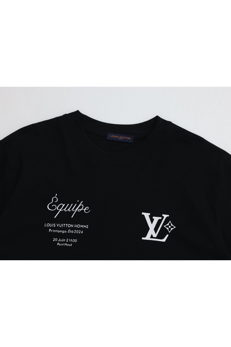 Louis Vuitton, Men's T-Shirt, Black