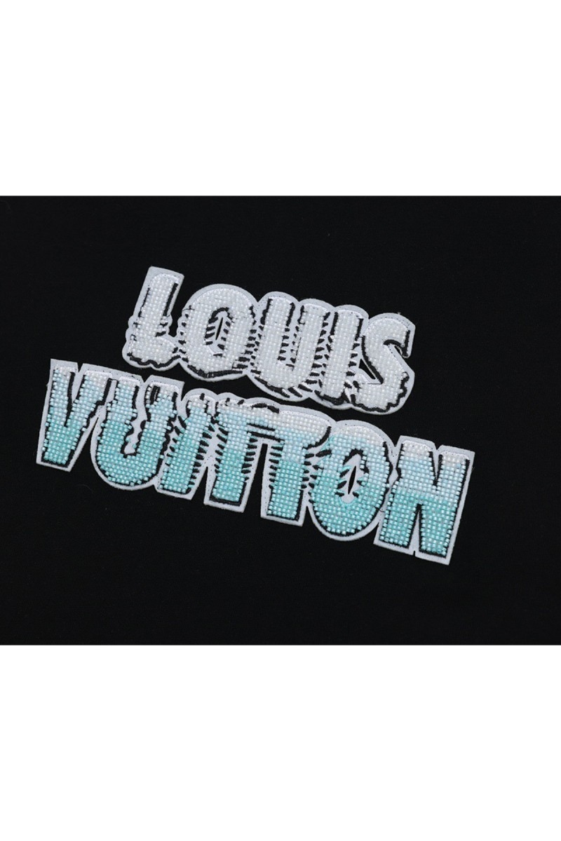 Louis Vuitton, Men's T-Shirt, Black