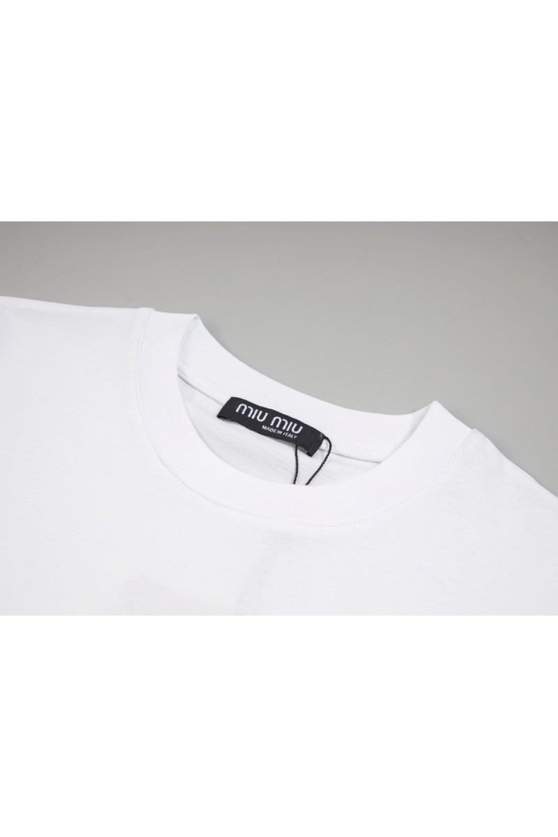 Miu Miu, Men's T-Shirt, White