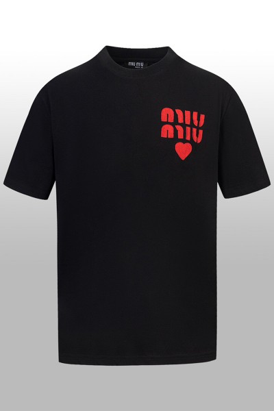 Miu Miu, Men's T-Shirt, Black