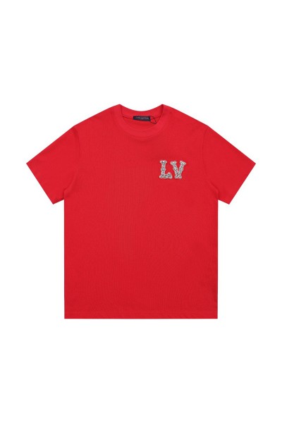 Louis Vuitton, Women's T-Shirt, Red