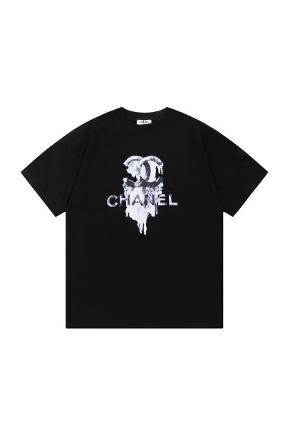 Chanel, Women's T-Shirt, Black