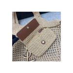 Yves Saint Laurent, Women's Wicker Bag, Camel