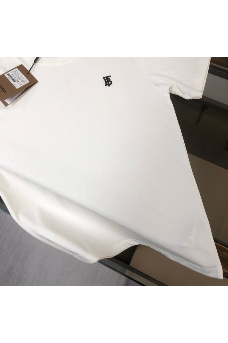 Burberry, Men's T-Shirt, White