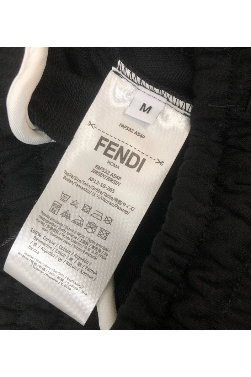 Fendi, Men's Short, Black