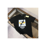 Fendi, Men's T-Shirt, Black