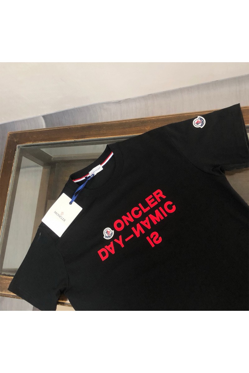 Moncler, Men's T-Shirt, Black