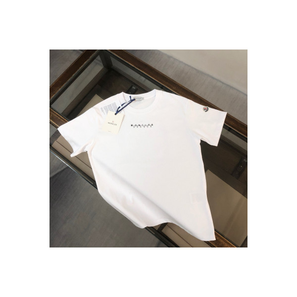 Moncler, Men's T-Shirt, White