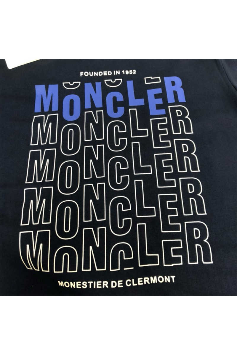 Moncler, Men's T-Shirt, Navy