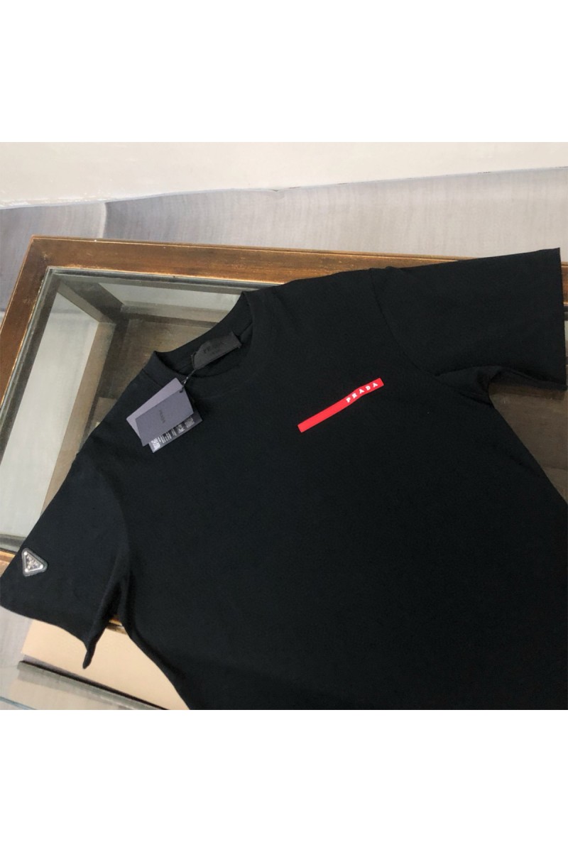 Prada, Men's T-Shirt, Black