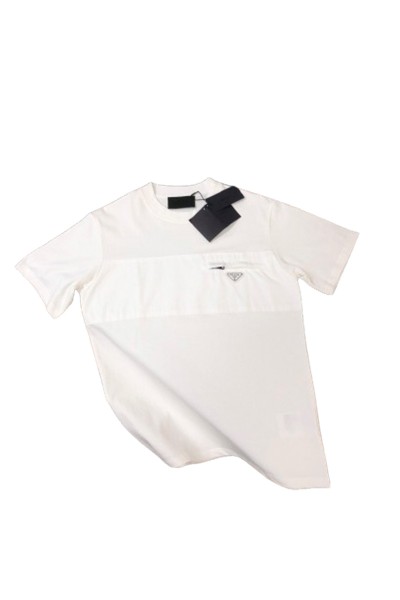 Prada, Men's T-Shirt, White