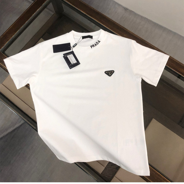 Prada, Men's T-Shirt, White