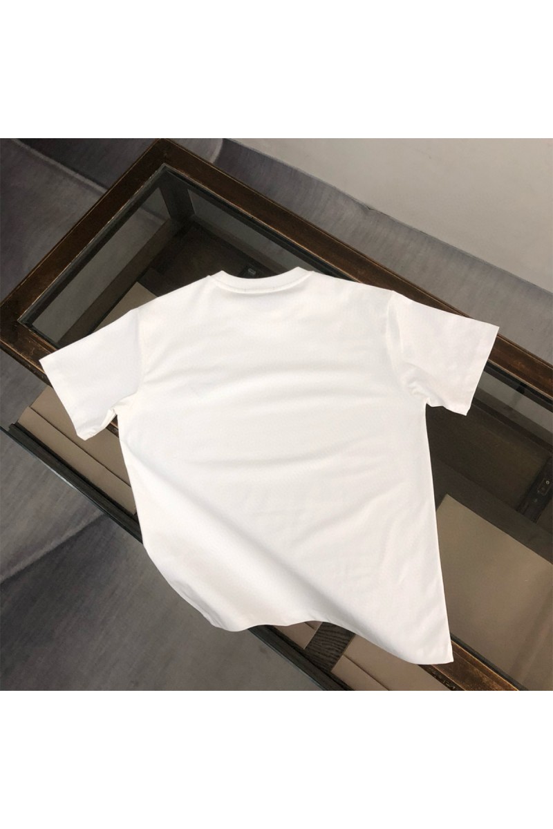 Prada, Men's T-Shirt, White