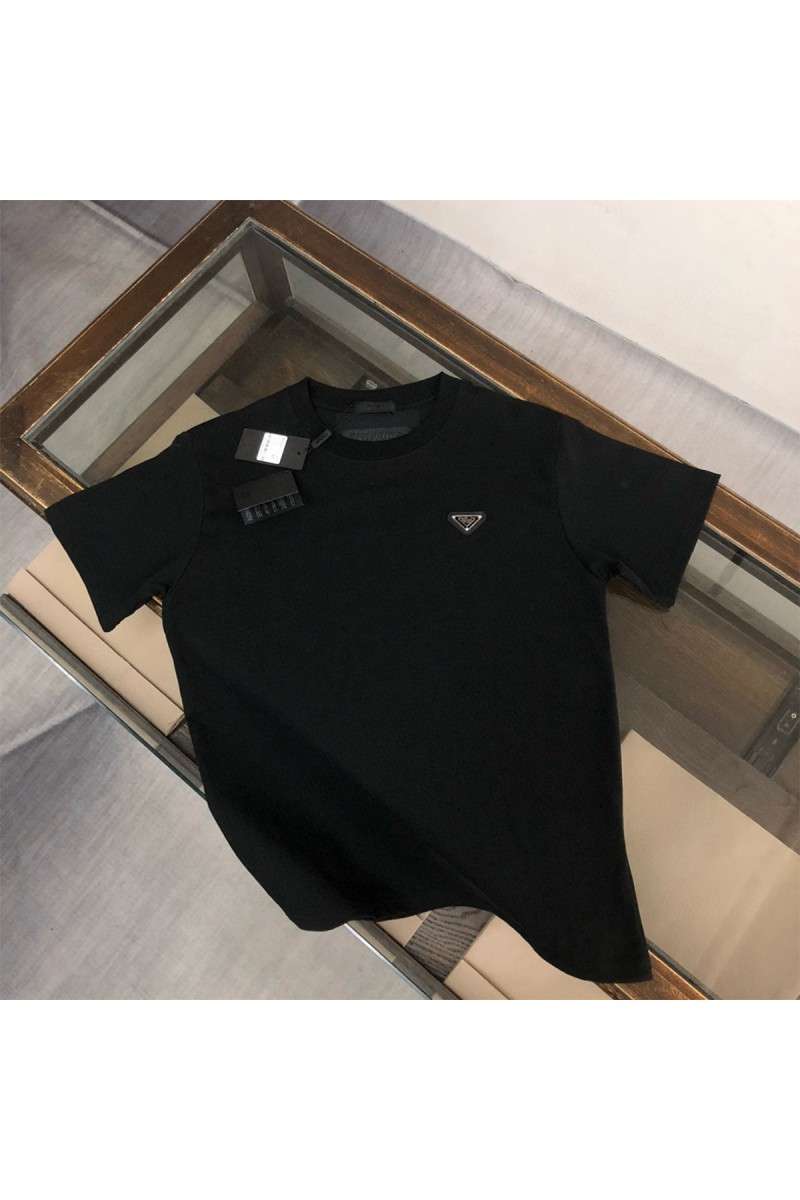 Prada, Men's T-Shirt, Black