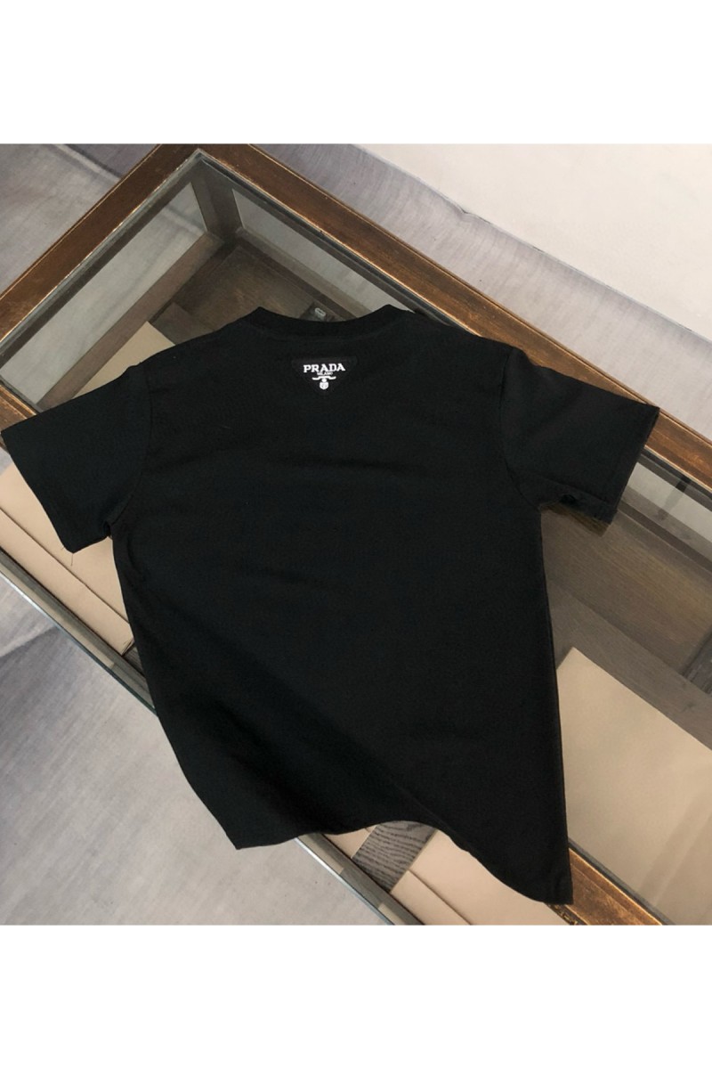 Prada, Men's T-Shirt, Black