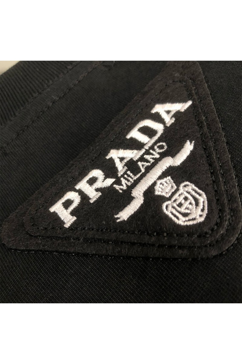 Prada, Men's T-Shirt, Black