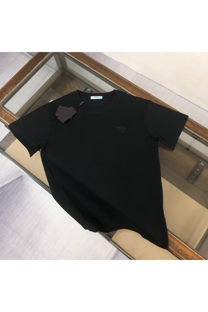 Prada, Men's T-Shirt, Black