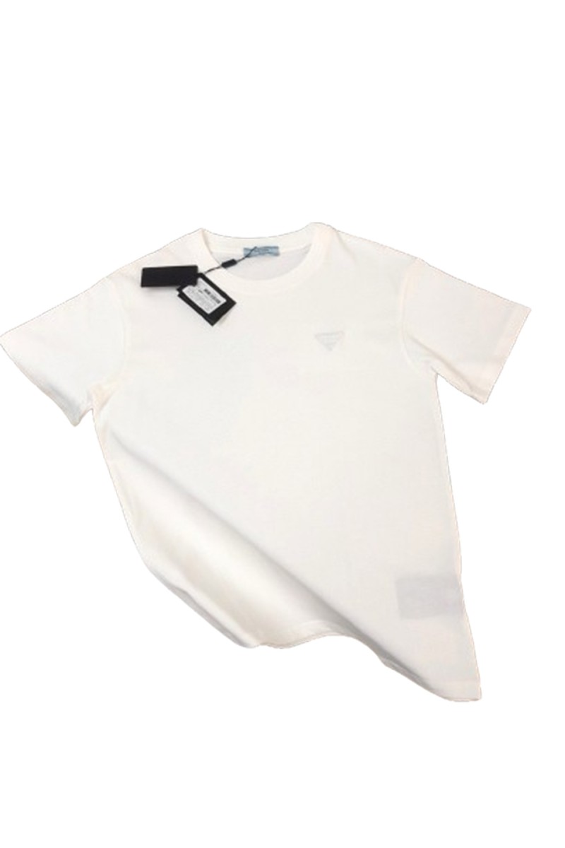 Prada, Men's T-Shirt, White