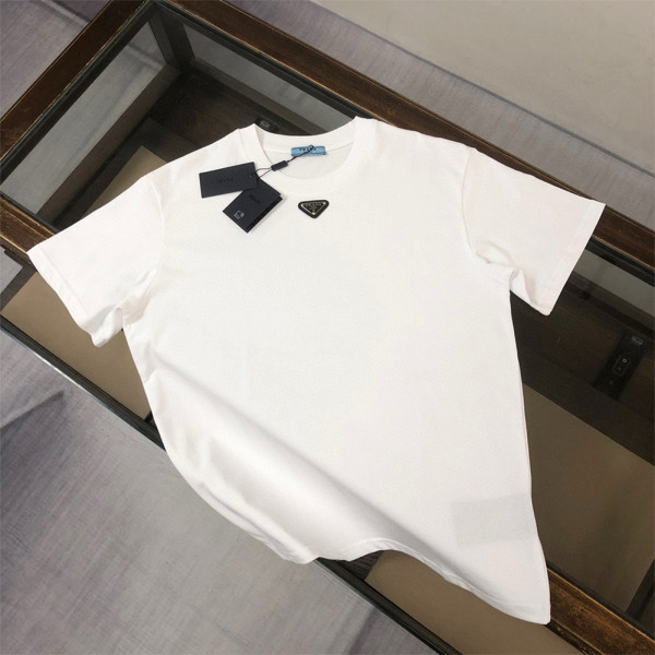 Prada, Men's T-Shirt, White