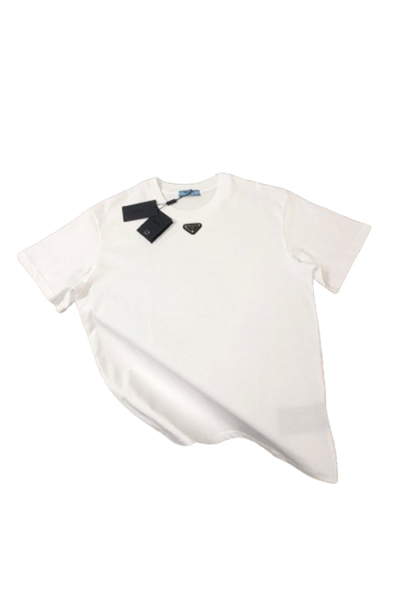 Prada, Men's T-Shirt, White