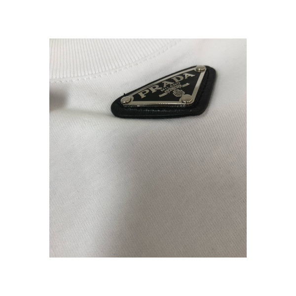 Prada, Men's T-Shirt, White
