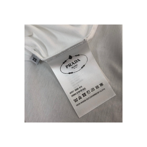 Prada, Men's T-Shirt, White