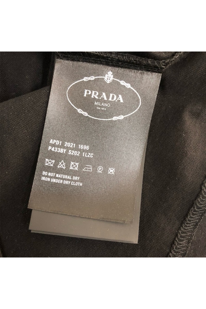 Prada, Men's T-Shirt, Black