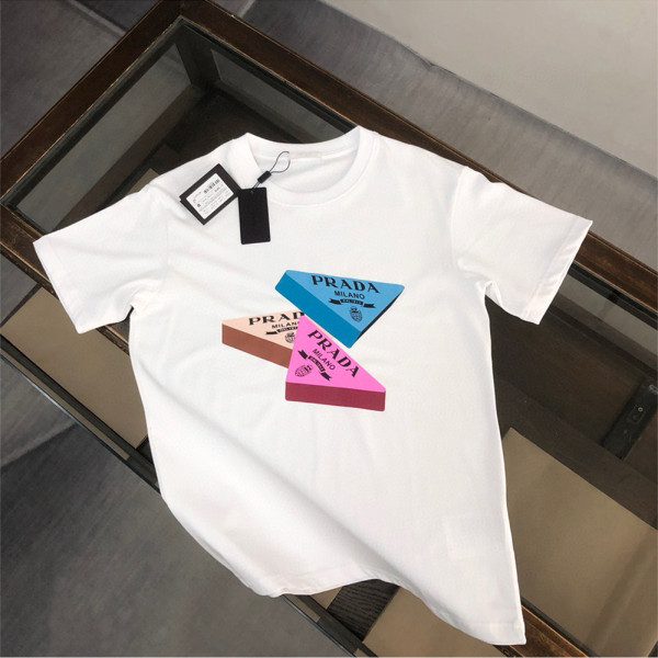 Prada, Men's T-Shirt, White