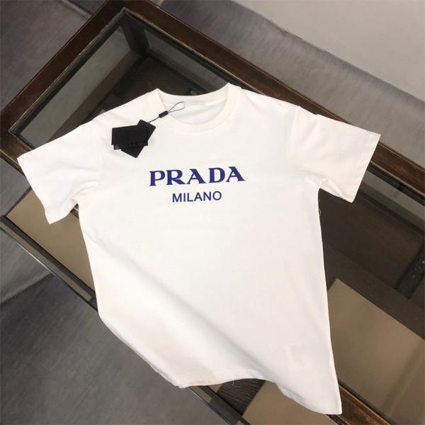 Prada, Men's T-Shirt, White