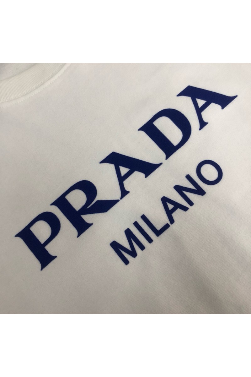 Prada, Men's T-Shirt, White