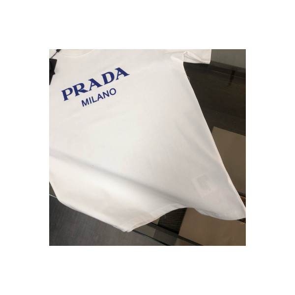 Prada, Men's T-Shirt, White