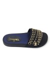 Chanel, Dames Slippers, Zwart