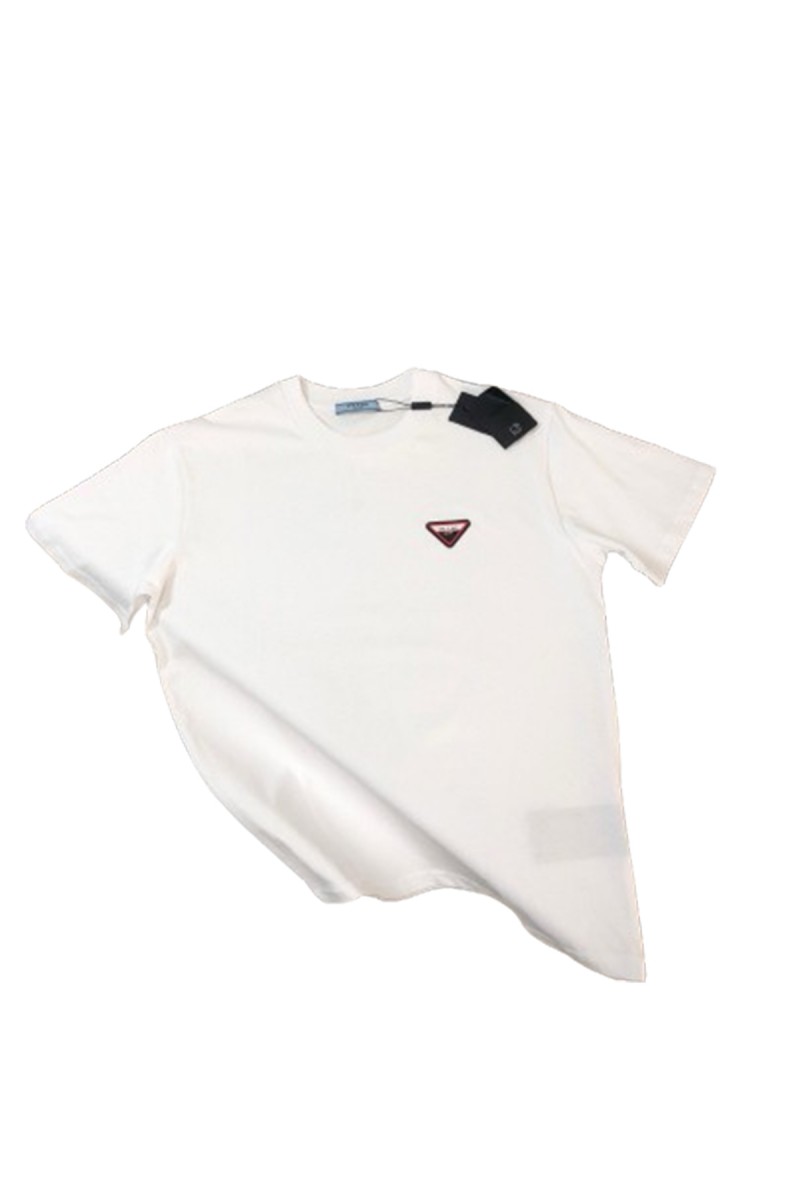 Prada, Men's T-Shirt, White