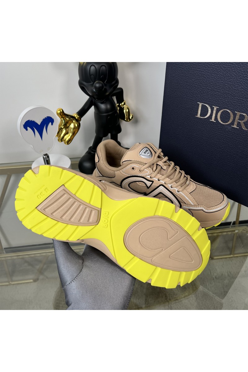 Christian Dior, B30, Men's Sneaker, Camel
