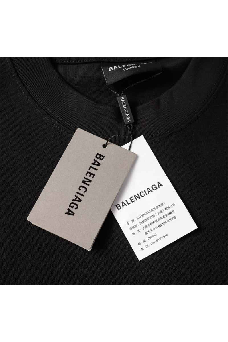 Balenciaga, Men's T-Shirt, Black