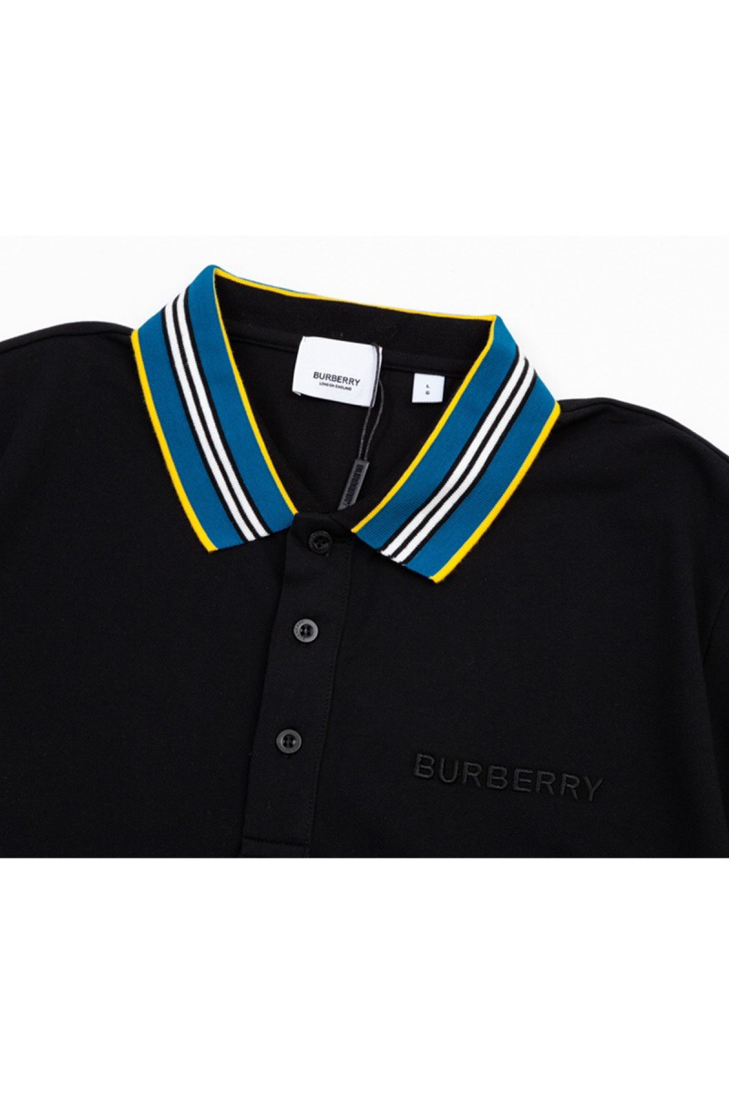 Burberry, Men's Polo, Black