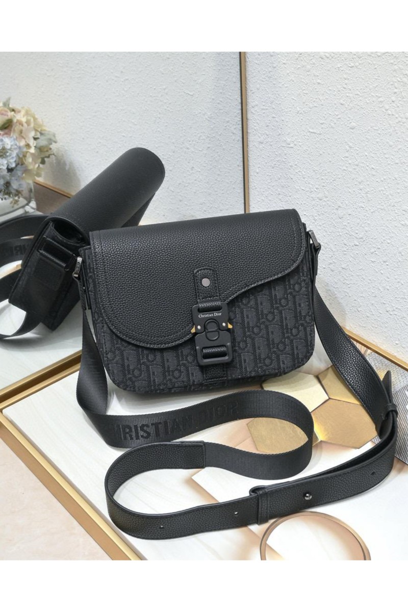 Christian Dior, Saddle, Men's Bag, Black