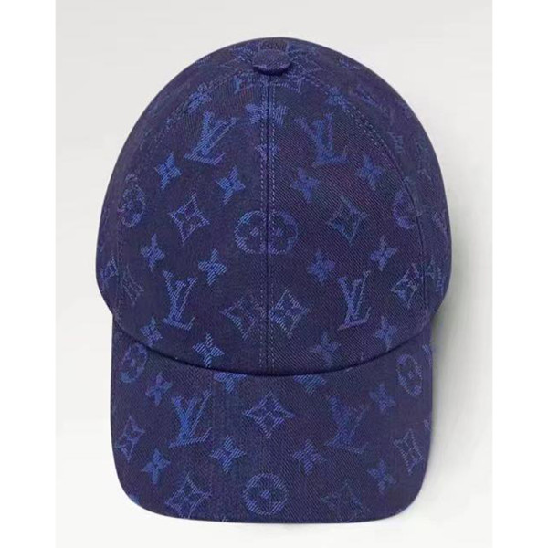 Louis Vuitton, Unisex Hat, Blue