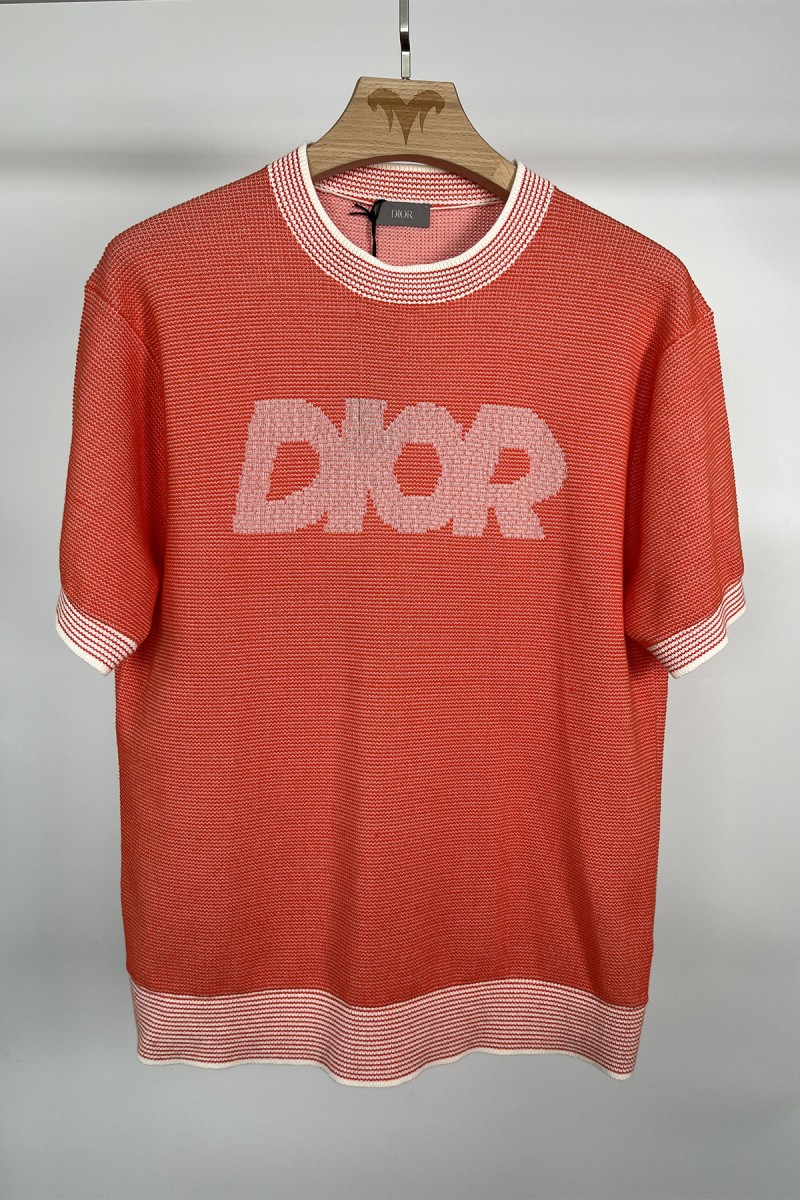 Christian Dior, Men's Knitwear, Orange