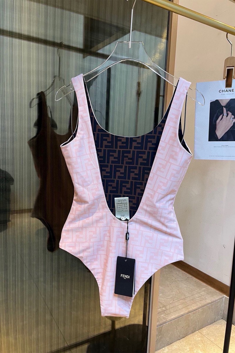 Fendi, Women's Swimsuit, Pink